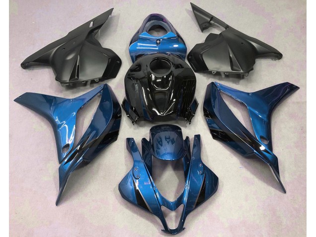 09-12 Light Blue with Black CBR600RR Fairings 09-12 Light Blue with Black CBR600RR Fairings