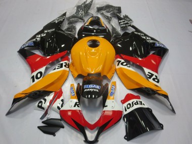 09-12 Light Orange Repsol CBR600RR Fairings