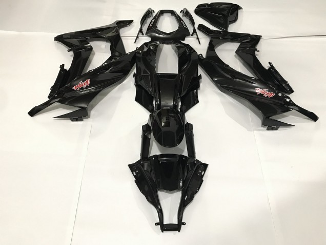 09-12 Metallic Black ZX6R Fairings 09-12 Metallic Black ZX6R Fairings