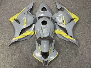 09-12 Nardo Grey and Yellow CBR600RR Fairings