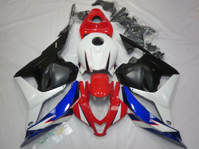 09-12 OEM Style Black White Red and Blue CBR600RR Fairings 09-12 OEM Style Black White Red and Blue CBR600RR Fairings