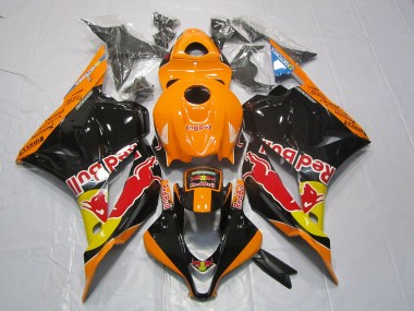 09-12 Orange Red Bull CBR600RR Fairings