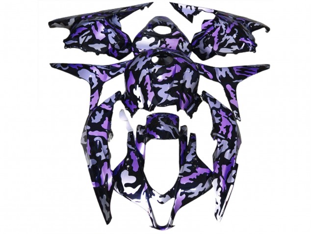09-12 Purple Snow Camo CBR600RR Fairings 09-12 Purple Snow Camo CBR600RR Fairings