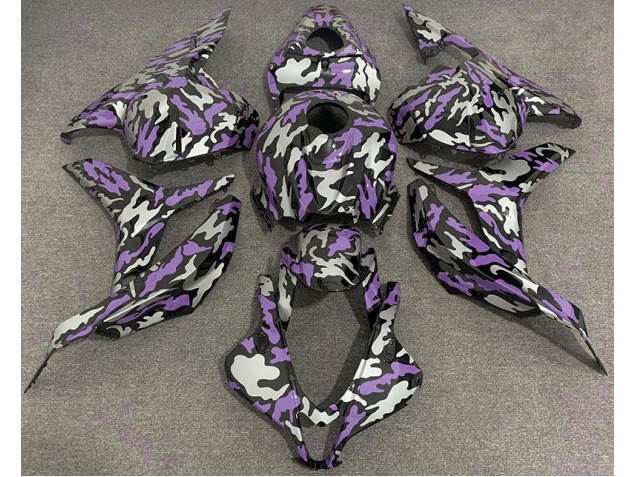 09-12 Purple and Silver Camo CBR600RR Fairings 09-12 Purple and Silver Camo CBR600RR Fairings