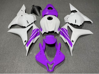 09-12 Purple and White Side Stripe CBR600RR Fairings