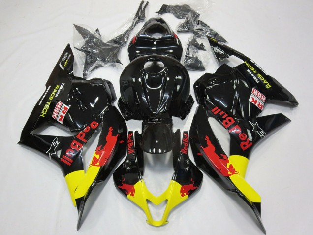 09-12 Red Bull Gloss Black CBR600RR Fairings 09-12 Red Bull Gloss Black CBR600RR Fairings