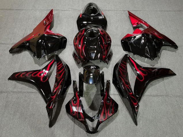 09-12 Red Flame CBR600RR Fairings 09-12 Red Flame CBR600RR Fairings