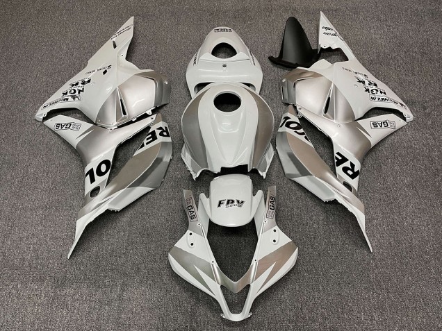 09-12 Silver Repsol CBR600RR Fairings 09-12 Silver Repsol CBR600RR Fairings