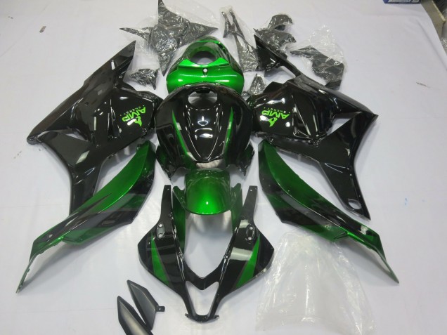 09-12 Special Green Gloss Black CBR600RR Fairings 09-12 Special Green Gloss Black CBR600RR Fairings