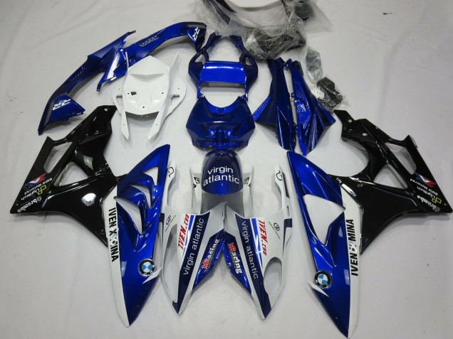 09-14 Alien Blue and White S1000RR Fairings 09-14 Alien Blue and White S1000RR Fairings