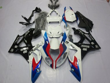 09-14 Alien Blue and White S1000RR Fairings