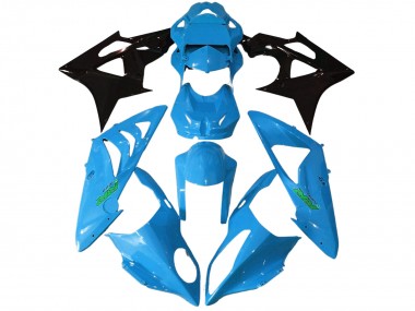 09-14 Alien Blue and White S1000RR Fairings