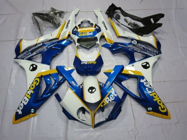 09-14 Alien Blue and White S1000RR Fairings