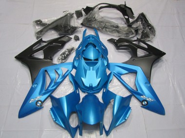09-14 Alien Blue and White S1000RR Fairings