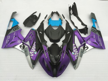 09-14 Alien Blue and White S1000RR Fairings