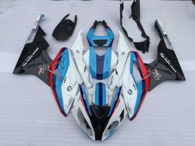 09-14 Alien Blue and White S1000RR Fairings