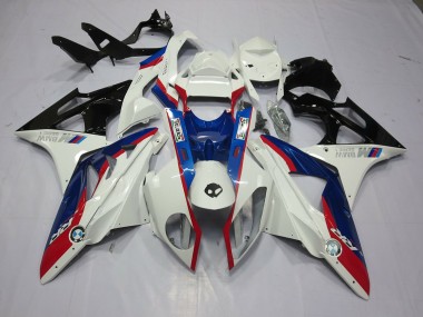 09-14 Alien Blue and White S1000RR Fairings