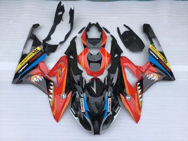 09-14 Alien Blue and White S1000RR Fairings