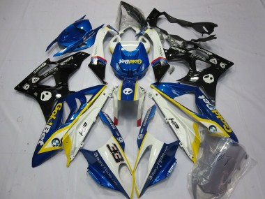 09-14 Alien Blue and White S1000RR Fairings