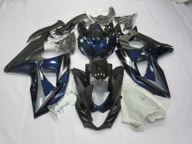 09-16 Blue Silver and Black GSXR 1000 Fairings 09-16 Blue Silver and Black GSXR 1000 Fairings