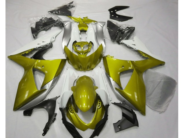 09-16 Gloss Yellow & White GSXR 1000 Fairings 09-16 Gloss Yellow & White GSXR 1000 Fairings
