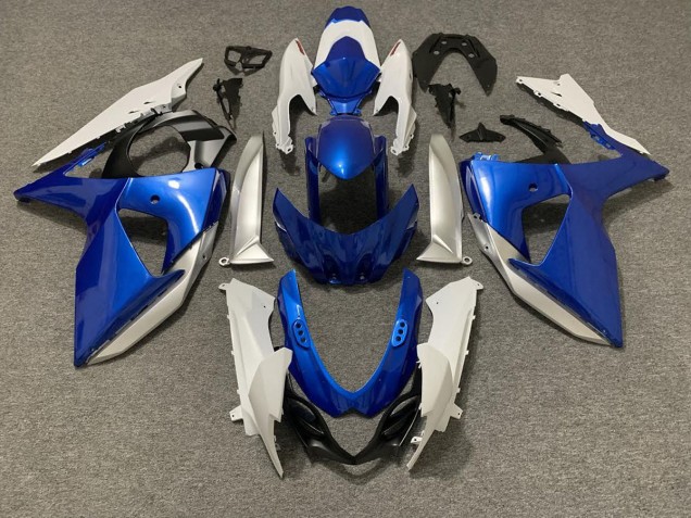 09-16 Light Blue & White GSXR 1000 Fairings 09-16 Light Blue & White GSXR 1000 Fairings