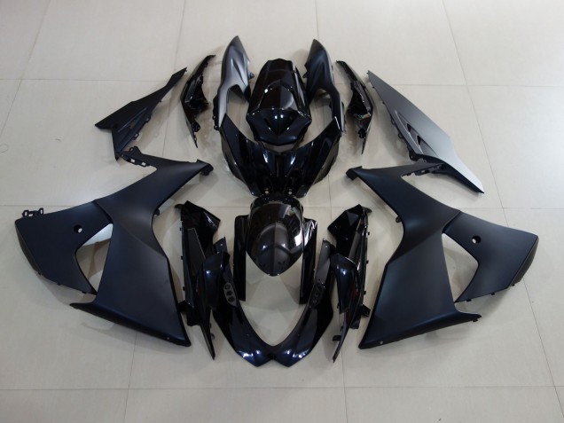 09-16 Matte Black and Gloss Black GSXR 1000 Fairings 09-16 Matte Black and Gloss Black GSXR 1000 Fairings