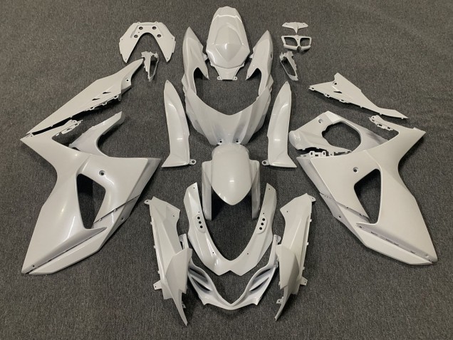 09-16 Plain Gloss White GSXR 1000 Fairings 09-16 Plain Gloss White GSXR 1000 Fairings