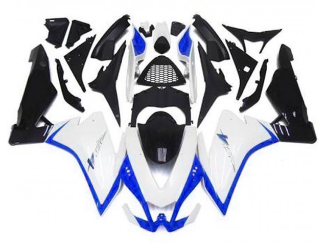 10-15 Gloss White & Blue RSV4 1000 Fairings 10-15 Gloss White & Blue RSV4 1000 Fairings