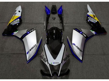 10-15 Silver Pirelli & Blue RSV4 1000 Fairings