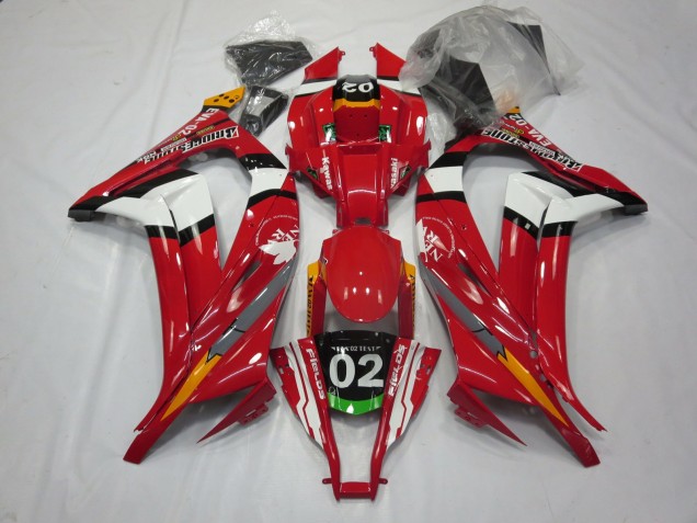 11-15 Red 02 ZX10R Fairings 11-15 Red 02 ZX10R Fairings