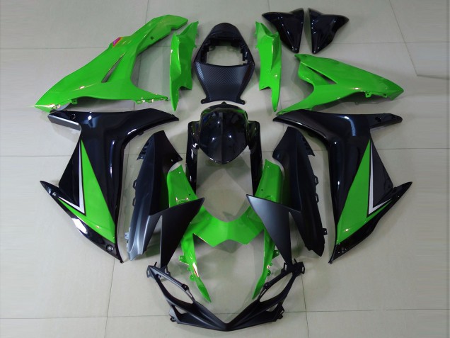 11-24 Gloss Green and Black GSXR 600-750 Fairings 11-24 Gloss Green and Black GSXR 600-750 Fairings