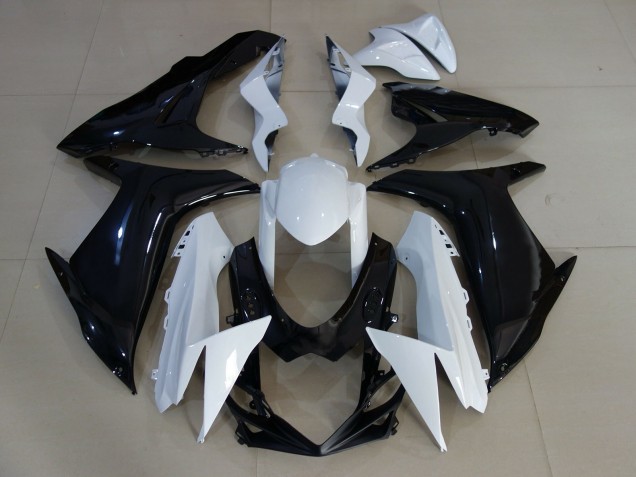 11-24 Gloss White and Black GSXR 600-750 Fairings 11-24 Gloss White and Black GSXR 600-750 Fairings