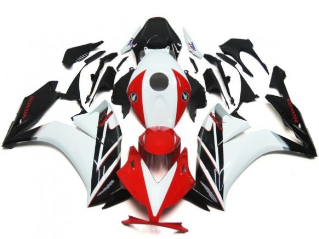 12-16 Black and Red / White Gloss CBR1000RR Fairings 12-16 Black and Red / White Gloss CBR1000RR Fairings