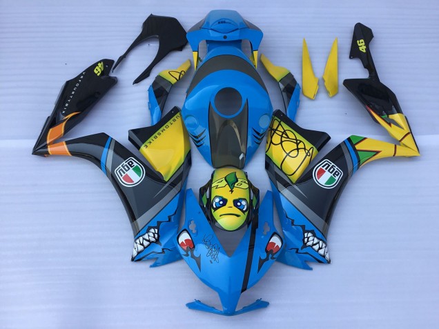 12-16 Blue Shark Teeth CBR1000RR Fairings 12-16 Blue Shark Teeth CBR1000RR Fairings