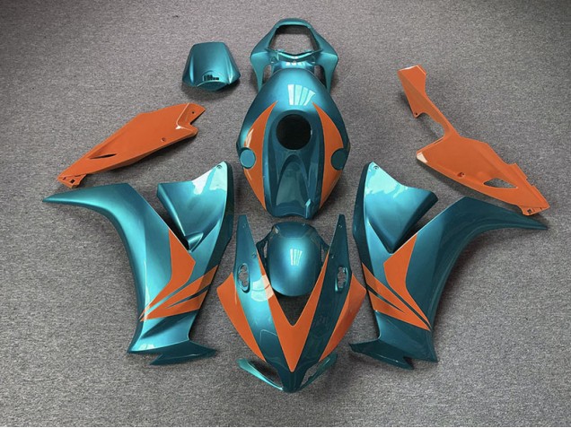 12-16 Gloss Cyan and Orange CBR1000RR Fairings 12-16 Gloss Cyan and Orange CBR1000RR Fairings