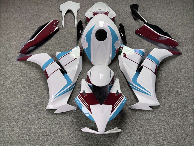 12-16 Gloss Light Blue and Maroon CBR1000RR Fairings 12-16 Gloss Light Blue and Maroon CBR1000RR Fairings