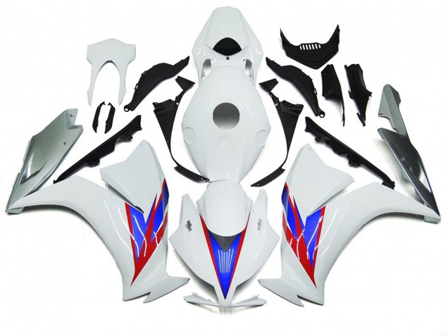 12-16 Gloss White and Silver CBR1000RR Fairings 12-16 Gloss White and Silver CBR1000RR Fairings