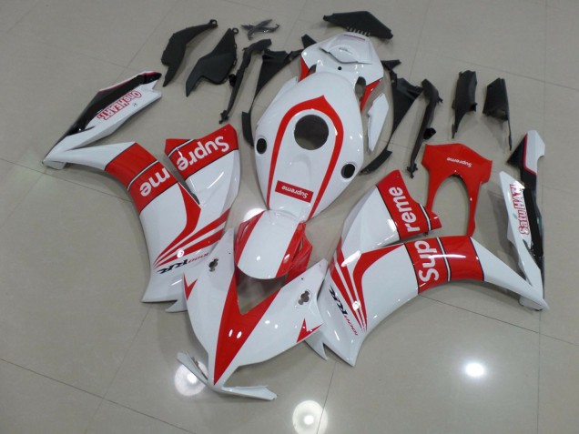 12-16 White Supreme CBR1000RR Fairings 12-16 White Supreme CBR1000RR Fairings