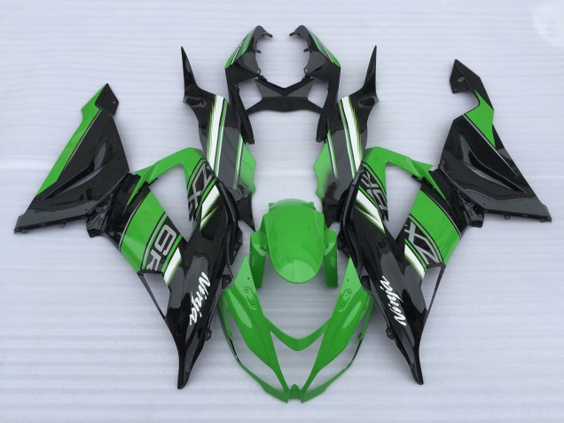 13-18 Green and Black High Gloss ZX6R Fairings 13-18 Green and Black High Gloss ZX6R Fairings