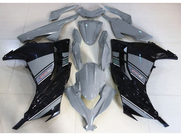 13-18 Nardo Grey and Black Ninja 300 Fairings 13-18 Nardo Grey and Black Ninja 300 Fairings