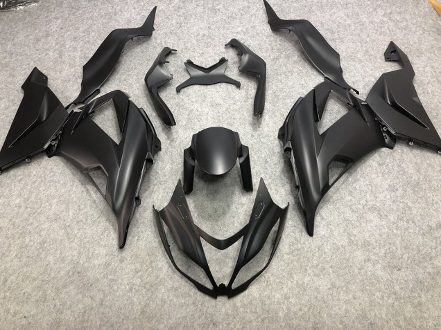 13-18 Plain Matte Black ZX6R Fairings 13-18 Plain Matte Black ZX6R Fairings