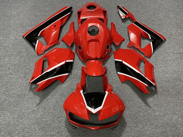 13-23 Gloss Red Black and White CBR600RR Fairings 13-23 Gloss Red Black and White CBR600RR Fairings