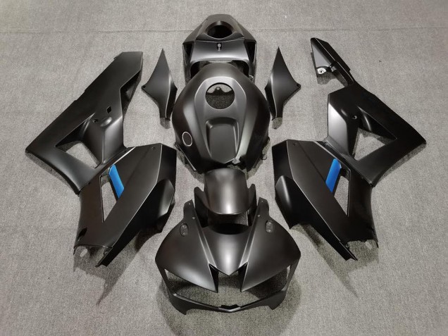 13-23 Matte Black & Light Blue CBR600RR Fairings 13-23 Matte Black & Light Blue CBR600RR Fairings