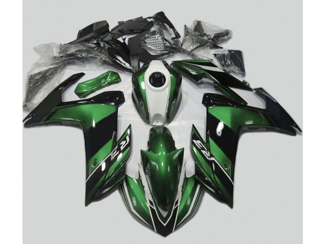 15-18 Green and Gloss Black R3 Fairings 15-18 Green and Gloss Black R3 Fairings