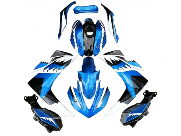 15-18 Light Blue Shark R3 Fairings 15-18 Light Blue Shark R3 Fairings