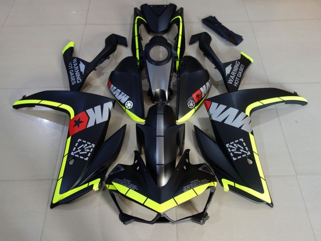 15-18 Matte Black and Yellow R3 Fairings 15-18 Matte Black and Yellow R3 Fairings