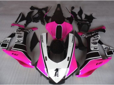 15-19 Gloss Pink & White R1 Fairings
