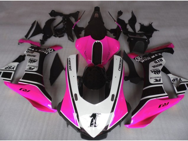15-19 Gloss Pink & White R1 Fairings 15-19 Gloss Pink & White R1 Fairings