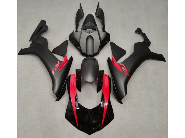 15-19 Matte Black & Pearl Red R1 Fairings 15-19 Matte Black & Pearl Red R1 Fairings